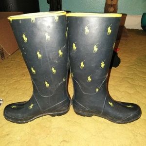 Womans size 9 polo ralph lauren rain boots